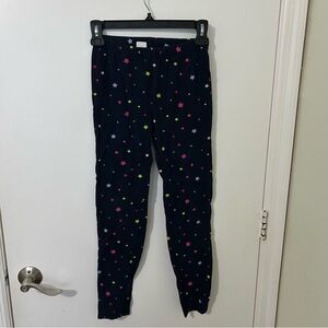 GAP Kids Navy Blue Leggings with Colorful Star Pattern Size 12 (XL)
